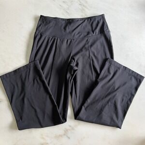 Mondetta Women's Performance Luxury Split Hem Wide Leg Athleisure Pants - Size L